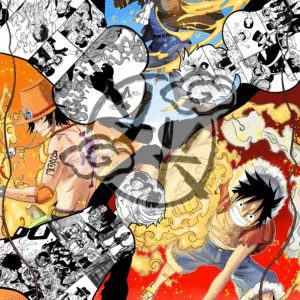 Poster One Piece - "Luffy, Ace et Sabo"