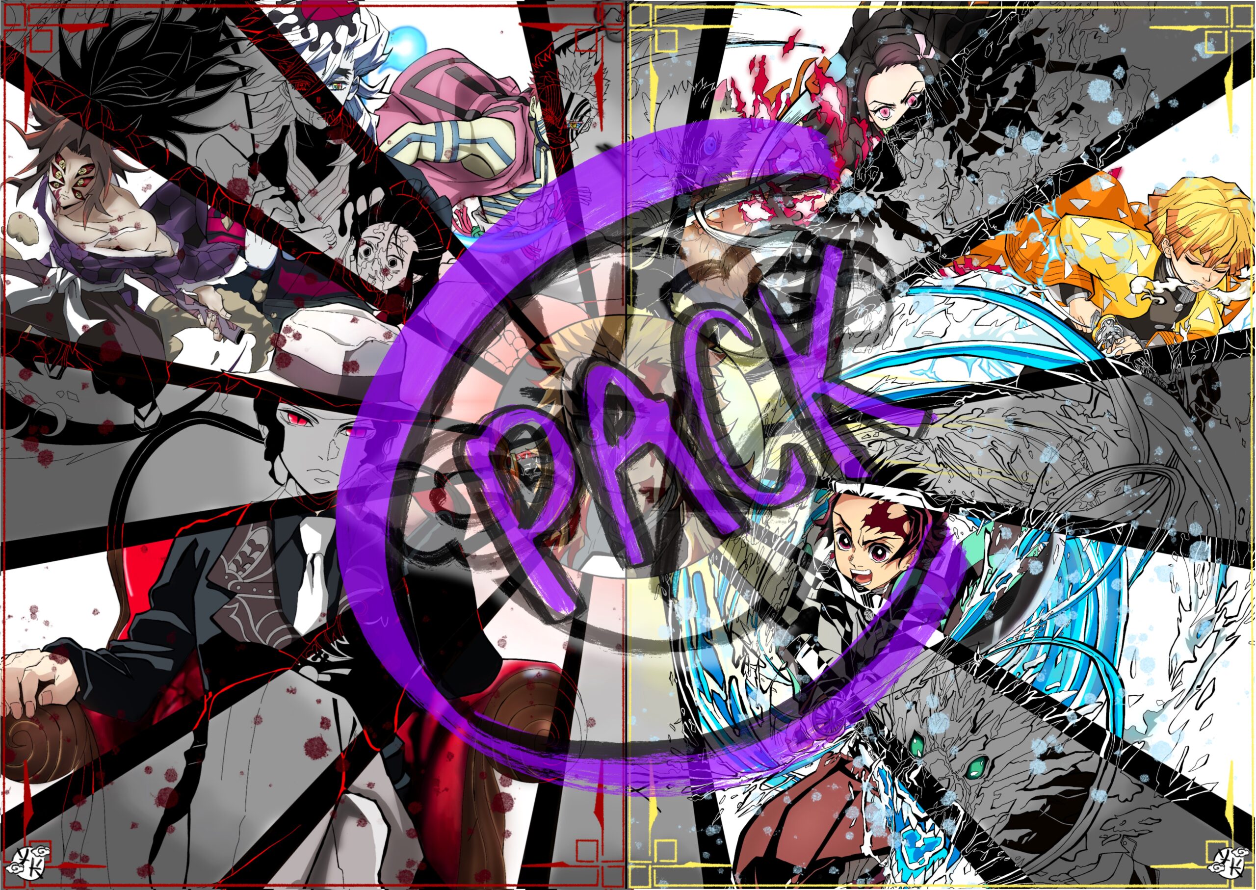 Pack: Demon Slayer-«Demons-Heroes »